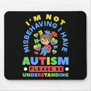 Tapis De Souris Je ne me comporte pas mal, j'ai une conscience de