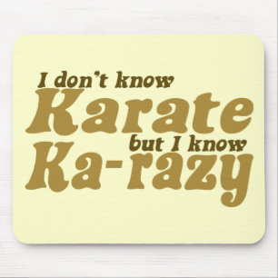 Tapis De Souris Je ne sais pas Karate