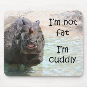 Tapis De Souris Je ne suis pas gros