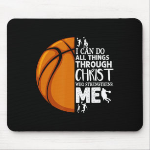 Tapis De Souris Je Peux Faire Tout Par Christ Basketball Chri