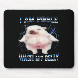 Tapis De Souris Je peux laver mon ventre Drôle de chien Nettoie mo