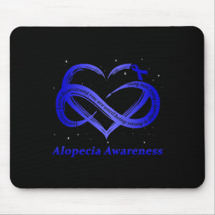 Tapis De Souris Je Porte Du Bleu Pour Le Guerrier De Sensibilisati