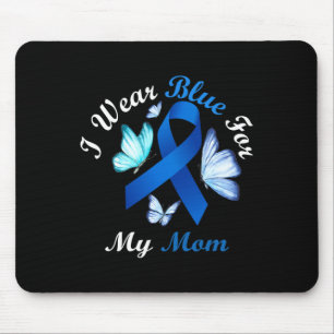 Tapis De Souris Je Porte Du Bleu Pour Ma Mère Les Lauréats Du Diab