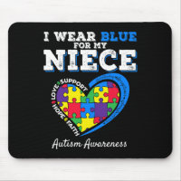 Je Porte Du Bleu Pour Ma Nièce Tante Oncle Autisme