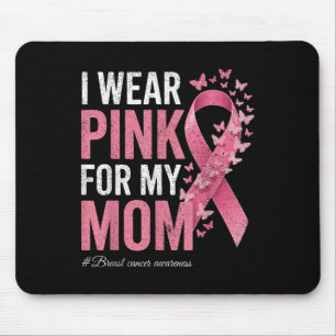 Tapis De Souris Je Porte Du Rose Pour Ma Maman T De Sensibilisatio