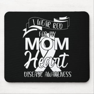 Tapis De Souris Je Porte Du Rouge Pour Ma Mère Sensibilisation Aux