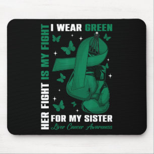 Tapis De Souris Je Porte Du Vert Pour Ma Soeur Sensibilisation Au 