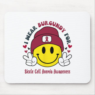 Tapis De Souris Je Porte La Bourgogne Pour La Sensibilisation À L'