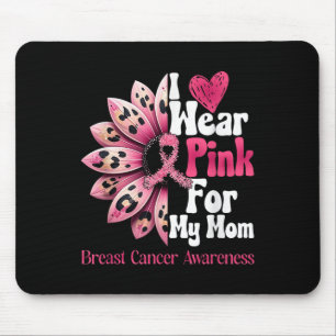 Tapis De Souris Je Porte Le Rose Pour Ma Mère Sunflower Cancer Du