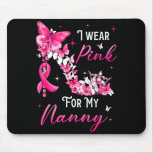 Tapis De Souris Je porte Nk pour le ruban de cancer du sein de ma