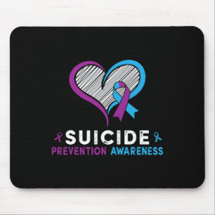 Tapis De Souris Je Porte Turquoise Et Violet Pour La Prévention Du