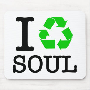 Tapis De Souris Je Recycle L'Âme