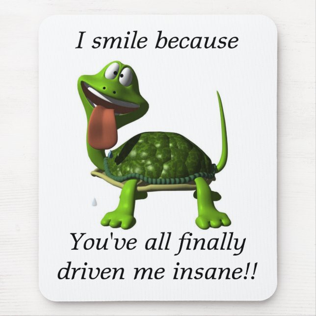 Tapis De Souris Je souris Mousepad (Devant)