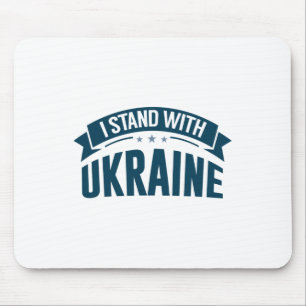 Tapis De Souris Je suis avec l'Ukraine - Crise de soins patriotiqu