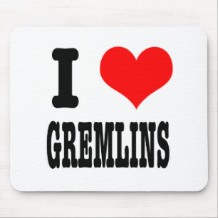TAPIS DE SOURIS JE SUIS FAN (J'AIME) DES GREMLINS