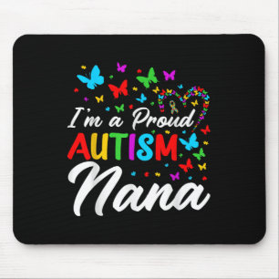Tapis De Souris Je Suis Fier De L'Autisme Nana Sensibilisation sur