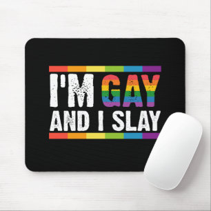 Tapis De Souris Je suis Gay et je suis Gay pride LGBTQ
