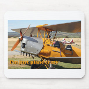 Tapis De Souris Je suis juste fou plat : Mousepad de mite de tigre