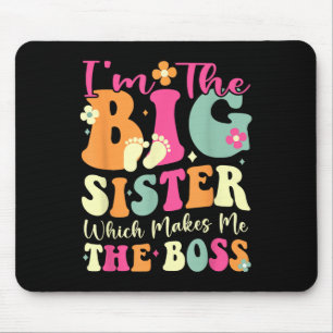 Tapis De Souris Je Suis La Grande Soeur Funny Boss Adultes Grosse 