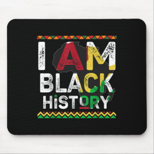 Tapis De Souris Je suis le mois de l'histoire des Noirs Conception