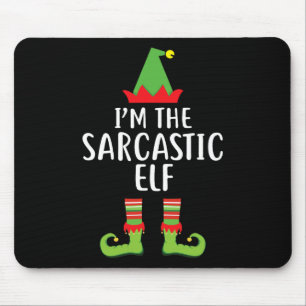 Tapis De Souris Je suis le Sarcastique Elf Matching Family Group C