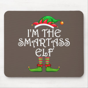 Tapis De Souris Je suis le Smartass Elf Shirt Matching Family Grou