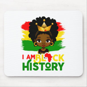 Tapis De Souris Je suis l'histoire noire Histoire noire Afro-Améri