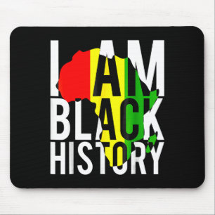 Tapis De Souris Je suis l'histoire noire Mois de l'histoire des No