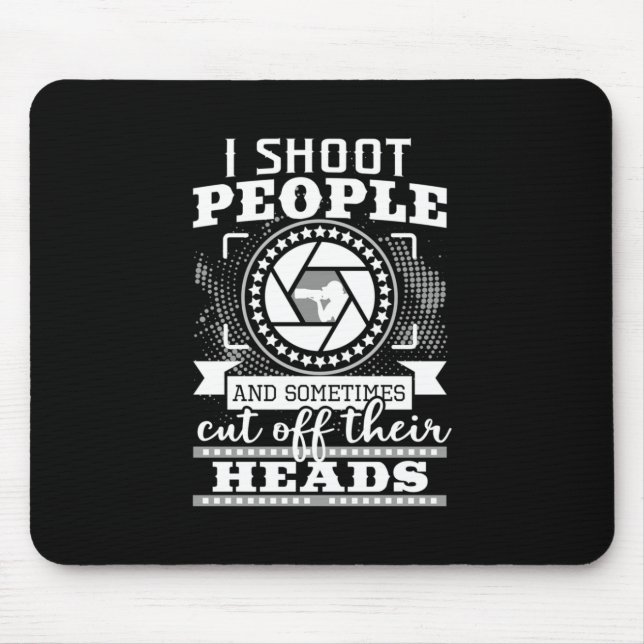 Tapis De Souris Je Suis Photographe (Devant)