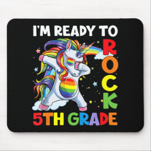 Tapis De Souris Je suis prêt à retourner en 5e année à l'école lic
