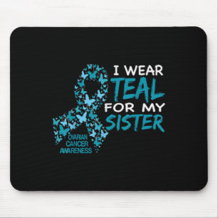 Tapis De Souris Je Suis Turquoise Pour Ma Soeur Conscience Du Canc