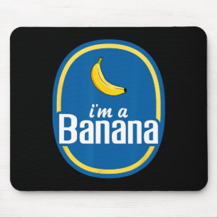 Tapis De Souris Je suis un costume de banane Halloween Fruit Jaune