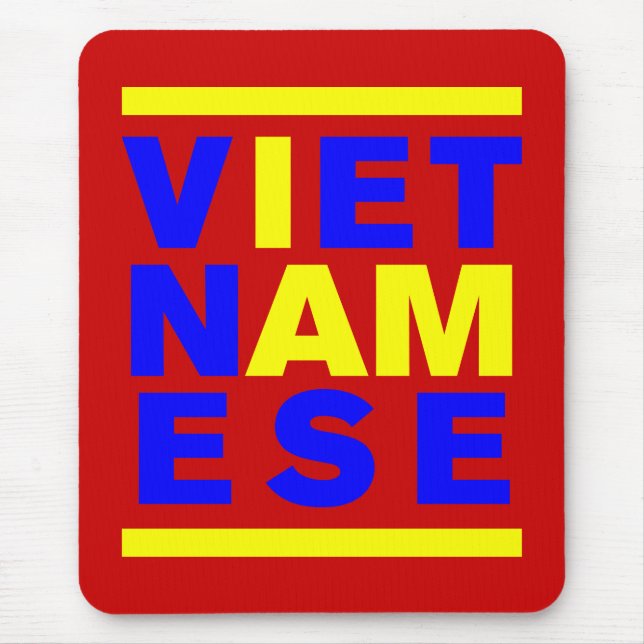 TAPIS DE SOURIS JE SUIS VIETNAMAIS (Devant)