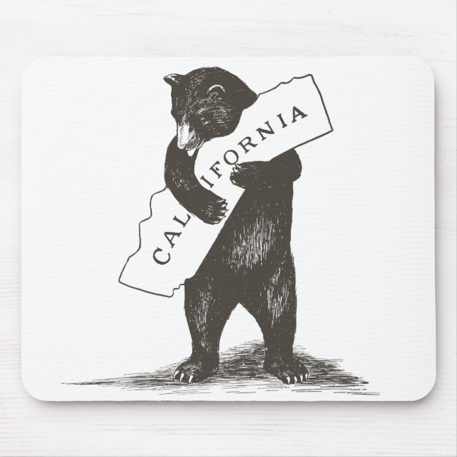 Tapis De Souris Je t'aime la Californie (Devant)