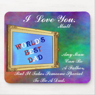 TAPIS DE SOURIS JE T'AIME PAPA-MOUSEPAD