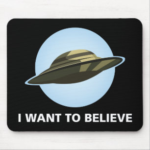 Tapis De Souris Je Veux Croire Mouse Pad