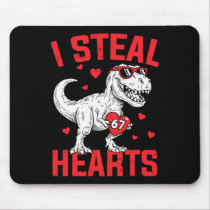 Tapis De Souris Je vole 67 cœurs drôle six sept Saint-Valentin Din