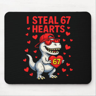 Tapis De Souris Je vole des coeurs 67 Saint Valentin 67 Meme 6 7 T