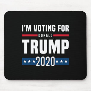 Tapis De Souris Je vote pour l'élection de Trump