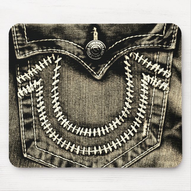 Tapis De Souris Jeans Pocket (Devant)