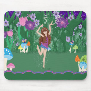 Tapis De Souris Jen Flower Fairy Mousepad