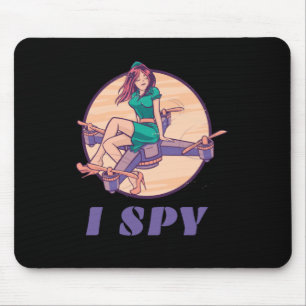 Tapis De Souris J'Espère Un Drone Spy Pour Les Filles