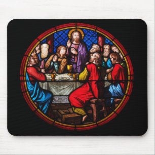 Tapis De Souris Jésus dernier repas avec ses disciples