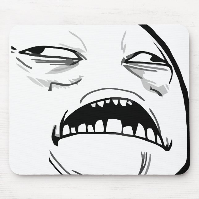 Tapis De Souris Jésus doux Meme - Mousepad (Devant)