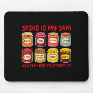 Tapis De Souris Jésus est ma passion et je suis là pour répandre l