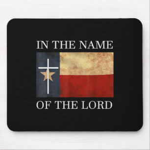 Tapis De Souris Jésus Texas chrétien 