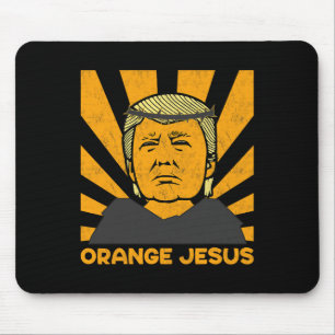 Tapis De Souris Jésus Trump fait à nouveau de l'Amérique un grand
