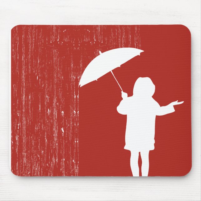 Tapis De Souris Jeu avec la pluie (Devant)