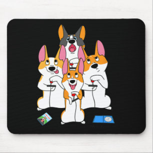 Tapis De Souris Jeu Corgi Vidéo Jeu Graphique Joueur Mème Jeu