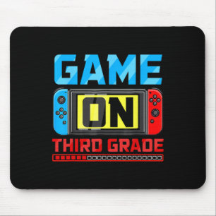 Tapis De Souris Jeu De Joueur De Troisième Année Retour À L'École